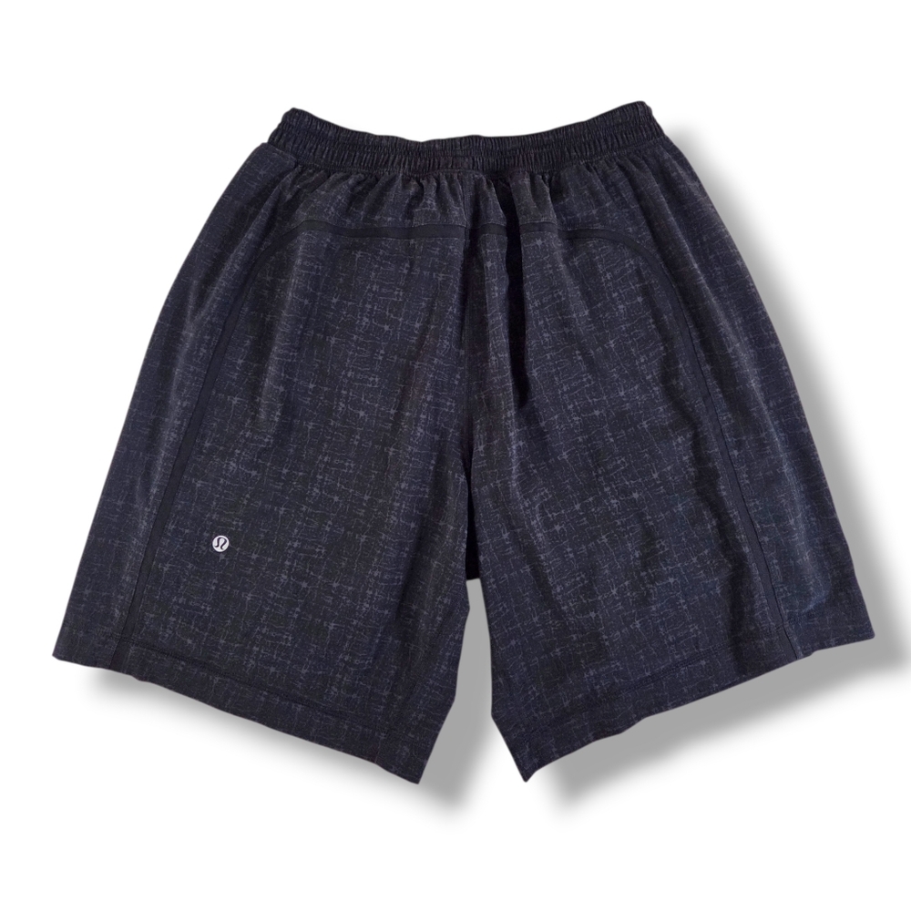 LULULEMON Men’s 9” Lined Pace Breaker Shorts Black Grey Gray Large